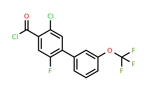 1261652-51-0 | 5-Chloro-2-fluoro-3'-(trifluoromethoxy)biphenyl-4-carbonyl chloride