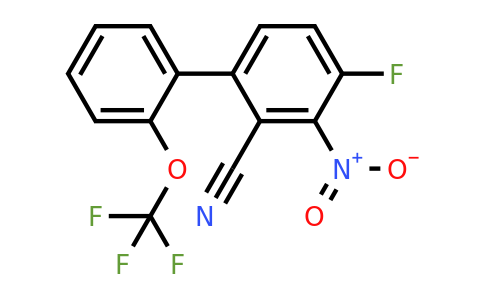 1261652-55-4 | 4-Fluoro-2-Cyano-3-nitro-2'-(trifluoromethoxy)biphenyl