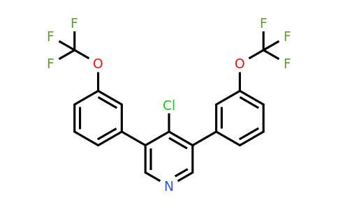 1261652-78-1 | 3,5-Bis(3-(trifluoromethoxy)phenyl)-4-chloropyridine