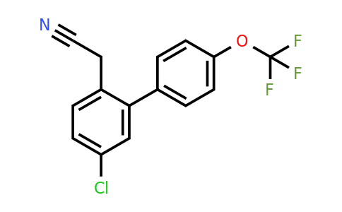 1261652-87-2 | 5-Chloro-4'-(trifluoromethoxy)biphenyl-2-acetonitrile