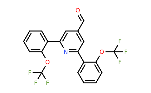 1261652-93-0 | 2,6-Bis(2-(trifluoromethoxy)phenyl)isonicotinaldehyde