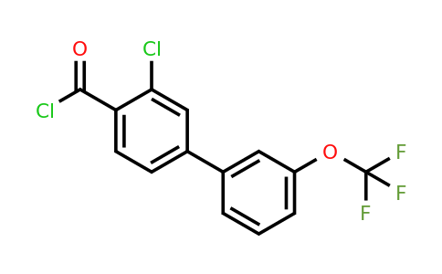 3-Chloro-3'-(trifluoromethoxy)biphenyl-4-carbonyl chloride