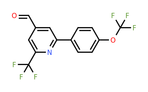 1261653-14-8 | 2-(4-(Trifluoromethoxy)phenyl)-6-(trifluoromethyl)isonicotinaldehyde