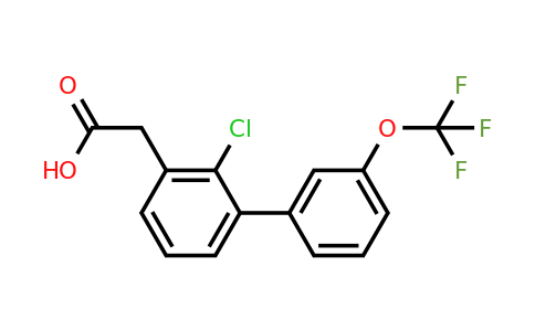 1261653-22-8 | 2-Chloro-3'-(trifluoromethoxy)biphenyl-3-acetic acid