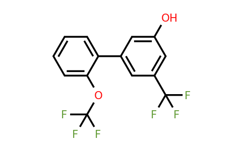 1261653-23-9 | 3-Hydroxy-2'-(trifluoromethoxy)-5-(trifluoromethyl)biphenyl