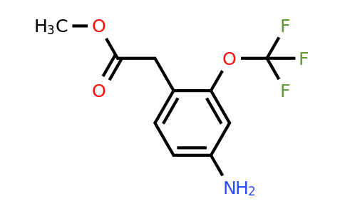 1261653-38-6 | Methyl 4-amino-2-(trifluoromethoxy)phenylacetate