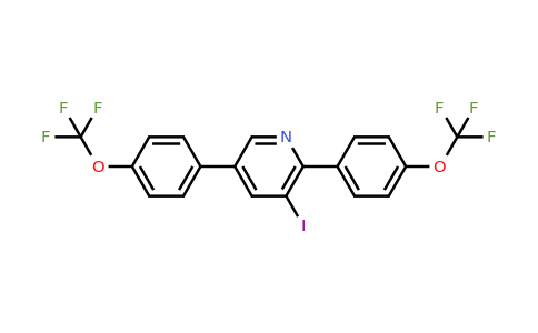 1261653-70-6 | 2,5-Bis(4-(trifluoromethoxy)phenyl)-3-iodopyridine