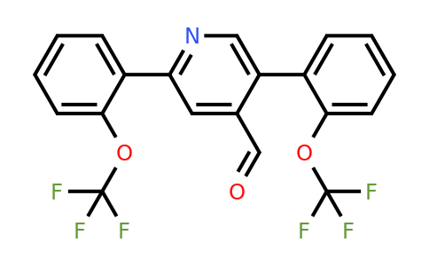 1261653-76-2 | 2,5-Bis(2-(trifluoromethoxy)phenyl)isonicotinaldehyde
