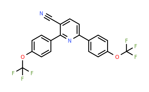 1261653-95-5 | 2,6-Bis(4-(trifluoromethoxy)phenyl)nicotinonitrile