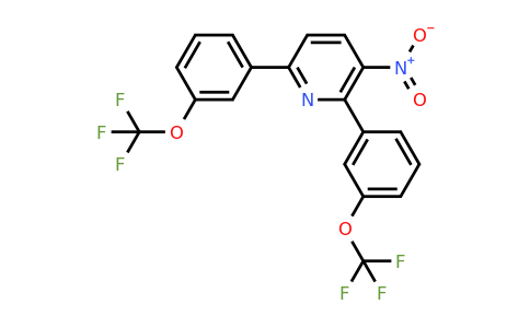 1261653-98-8 | 2,6-Bis(3-(trifluoromethoxy)phenyl)-3-nitropyridine