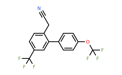 1261654-01-6 | 4'-(Trifluoromethoxy)-5-(trifluoromethyl)biphenyl-2-acetonitrile