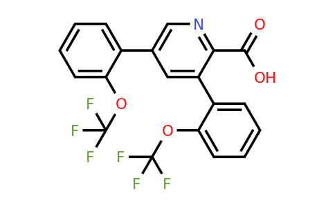 1261654-04-9 | 3,5-Bis(2-(trifluoromethoxy)phenyl)picolinic acid