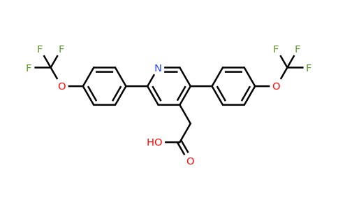 1261654-07-2 | 2,5-Bis(4-(trifluoromethoxy)phenyl)pyridine-4-acetic acid