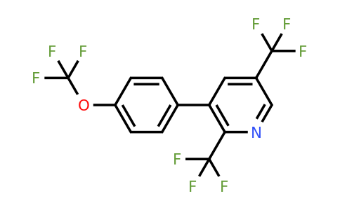 1261654-24-3 | 2,5-Bis(trifluoromethyl)-3-(4-(trifluoromethoxy)phenyl)pyridine