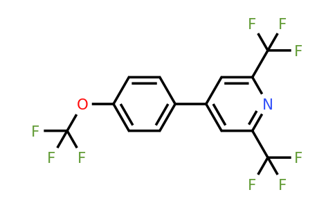 1261654-30-1 | 2,6-Bis(trifluoromethyl)-4-(4-(trifluoromethoxy)phenyl)pyridine