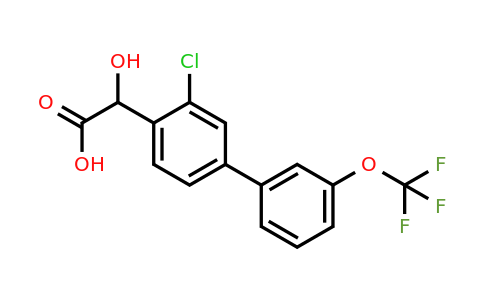 1261654-31-2 | (3-Chloro-3'-(trifluoromethoxy)biphenyl-4-yl)-hydroxyacetic acid