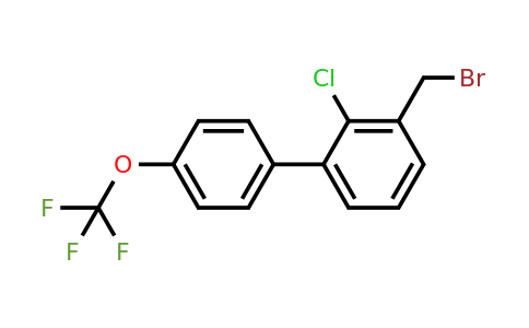 1261654-42-5 | 3-Bromomethyl-2-chloro-4'-(trifluoromethoxy)biphenyl