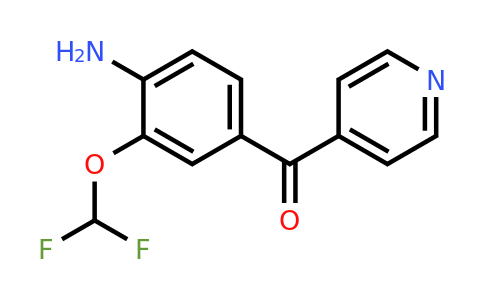 1261654-75-4 | 4-(4-Amino-3-(difluoromethoxy)benzoyl)pyridine