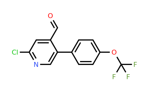 1261654-82-3 | 2-Chloro-5-(4-(trifluoromethoxy)phenyl)isonicotinaldehyde
