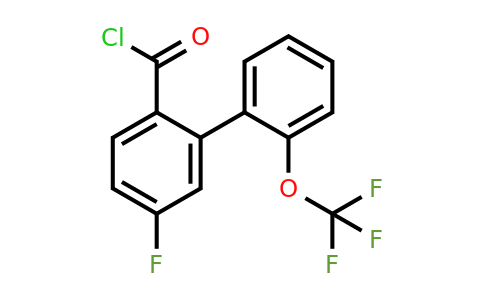 1261654-84-5 | 5-Fluoro-2'-(trifluoromethoxy)biphenyl-2-carbonyl chloride