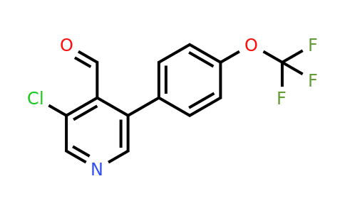 1261654-87-8 | 3-Chloro-5-(4-(trifluoromethoxy)phenyl)isonicotinaldehyde