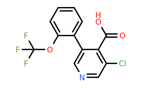 1261654-93-6 | 3-Chloro-5-(2-(trifluoromethoxy)phenyl)isonicotinic acid