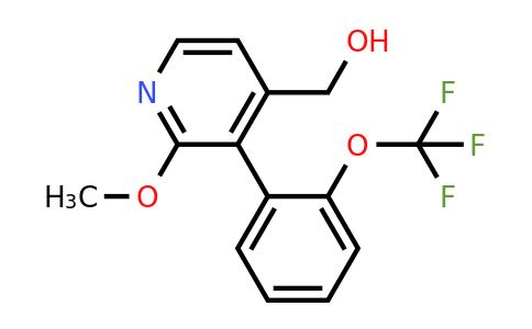 1261655-18-8 | 2-Methoxy-3-(2-(trifluoromethoxy)phenyl)pyridine-4-methanol