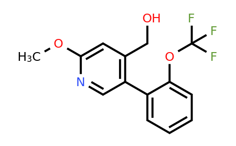 1261655-22-4 | 2-Methoxy-5-(2-(trifluoromethoxy)phenyl)pyridine-4-methanol