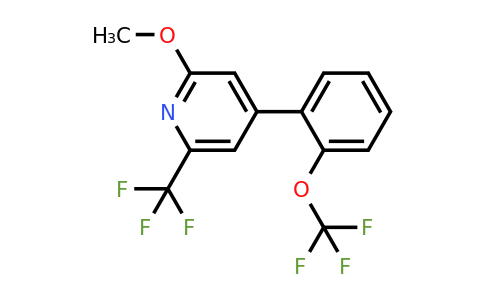 1261655-35-9 | 2-Methoxy-4-(2-(trifluoromethoxy)phenyl)-6-(trifluoromethyl)pyridine
