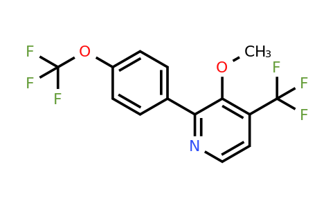 1261655-44-0 | 3-Methoxy-2-(4-(trifluoromethoxy)phenyl)-4-(trifluoromethyl)pyridine