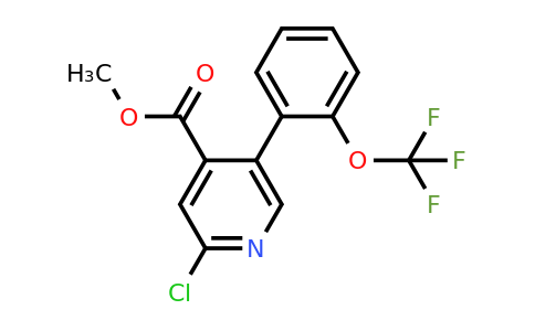 1261655-61-1 | Methyl 2-chloro-5-(2-(trifluoromethoxy)phenyl)isonicotinate