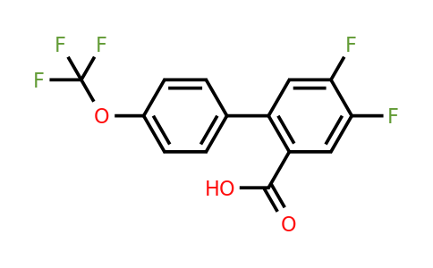 1261655-64-4 | 4,5-Difluoro-4'-(trifluoromethoxy)biphenyl-2-carboxylic acid