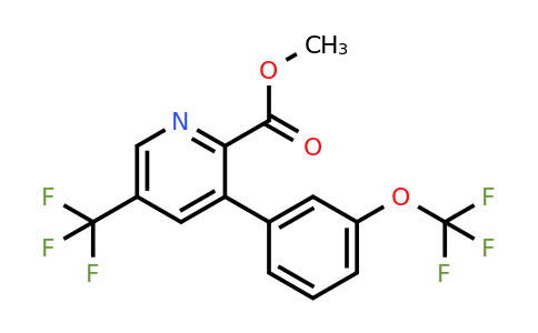 1261655-91-7 | Methyl 3-(3-(trifluoromethoxy)phenyl)-5-(trifluoromethyl)picolinate
