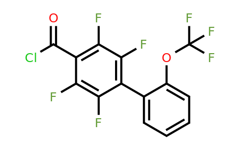 1261656-24-9 | 2,3,5,6-Tetrafluoro-2'-(trifluoromethoxy)biphenyl-4-carbonyl chloride