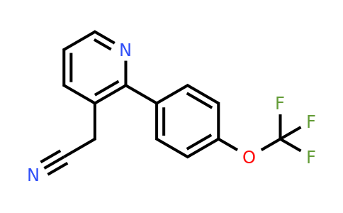 1261656-62-5 | 2-(4-(Trifluoromethoxy)phenyl)pyridine-3-acetonitrile