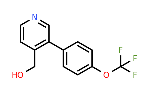1261656-74-9 | 3-(4-(Trifluoromethoxy)phenyl)pyridine-4-methanol