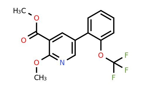 1261657-37-7 | Methyl 2-methoxy-5-(2-(trifluoromethoxy)phenyl)nicotinate