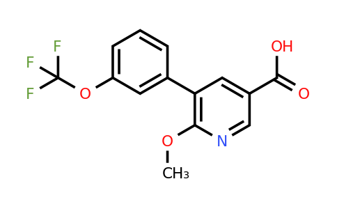 1261657-65-1 | 6-Methoxy-5-(3-(trifluoromethoxy)phenyl)nicotinic acid
