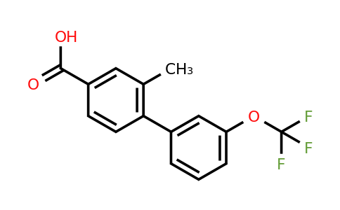 1261657-84-4 | 3-Methyl-4-(3-trifluoromethoxyphenyl)benzoic acid