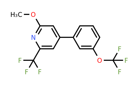 1261658-15-4 | 2-Methoxy-4-(3-(trifluoromethoxy)phenyl)-6-(trifluoromethyl)pyridine