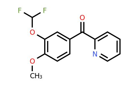 1261658-28-9 | 2-(3-(Difluoromethoxy)-4-methoxybenzoyl)pyridine