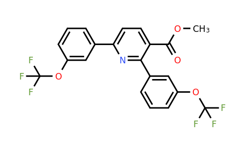1261658-37-0 | Methyl 2,6-bis(3-(trifluoromethoxy)phenyl)nicotinate