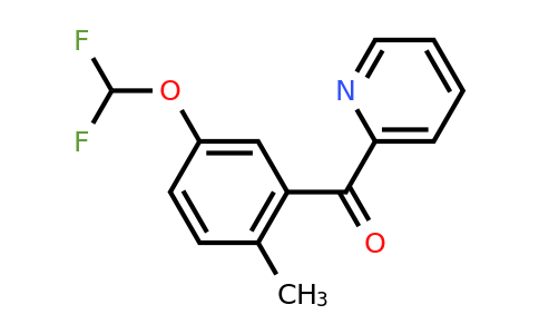 1261658-40-5 | 2-(5-(Difluoromethoxy)-2-methylbenzoyl)pyridine