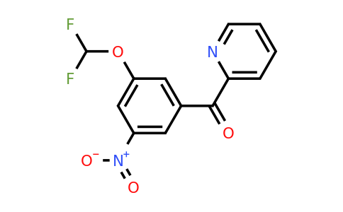 1261658-43-8 | 2-(3-(Difluoromethoxy)-5-nitrobenzoyl)pyridine
