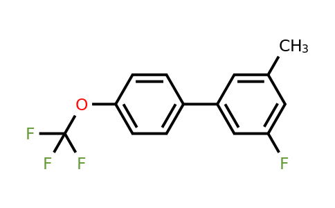 1261658-50-7 | 5-Fluoro-3-methyl-4'-(trifluoromethoxy)biphenyl