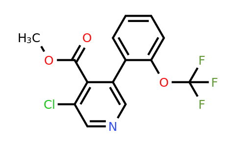 1261658-54-1 | Methyl 3-chloro-5-(2-(trifluoromethoxy)phenyl)isonicotinate