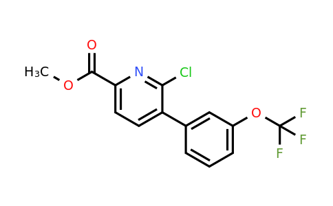 1261658-72-3 | Methyl 6-chloro-5-(3-(trifluoromethoxy)phenyl)picolinate