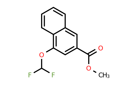 1261658-93-8 | Methyl 1-(difluoromethoxy)naphthalene-3-carboxylate