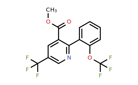 1261659-11-3 | Methyl 2-(2-(trifluoromethoxy)phenyl)-5-(trifluoromethyl)nicotinate