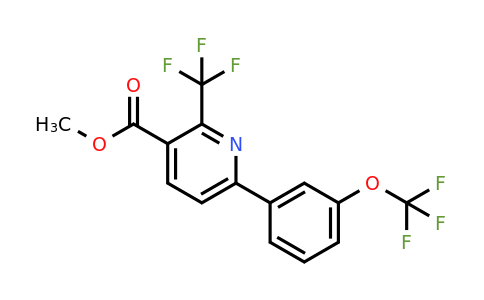 1261659-20-4 | Methyl 6-(3-(trifluoromethoxy)phenyl)-2-(trifluoromethyl)nicotinate